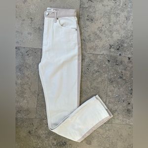 Reformation Color Blocked Jeans